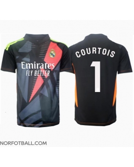 Billige Fotballdrakt Real Madrid Thibaut Courtois #1 Keeper Replika Bortedrakt 2024-25 Kortermet